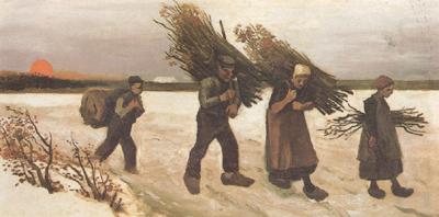 Wood Gatherers in the Snow (nn04), Vincent Van Gogh